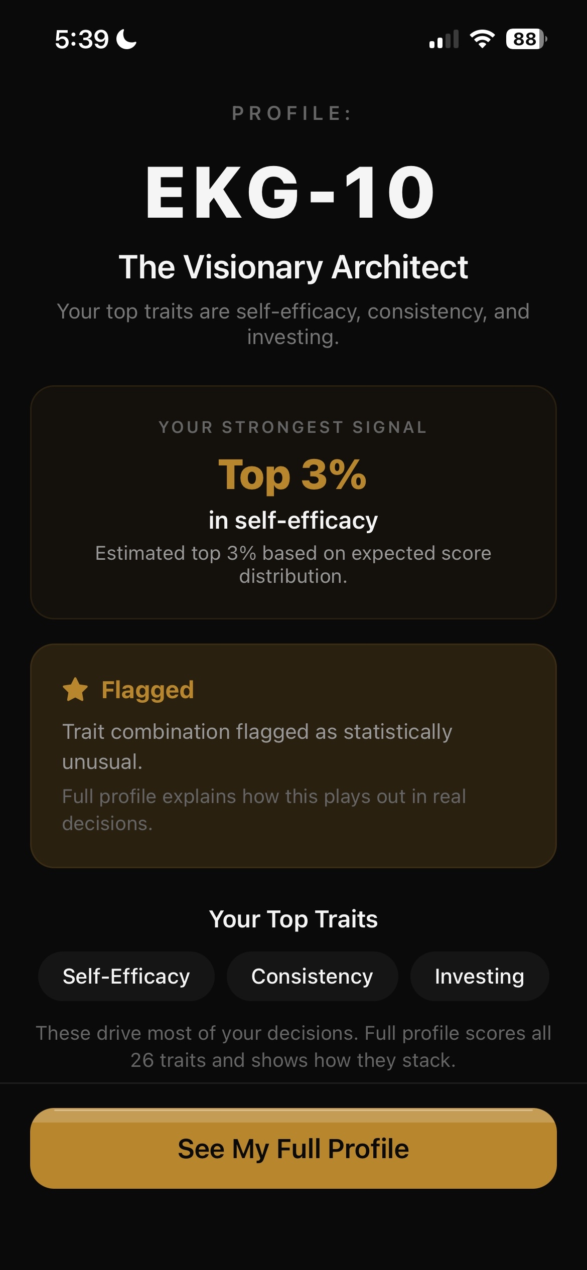 Your Hustler DNA profile